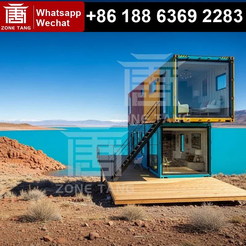 

Container Buildings Flat Pack House DIY Shop Folding Prefab Houses Prefab Homes For Sale Leak Proof Customize Color Multi Layer