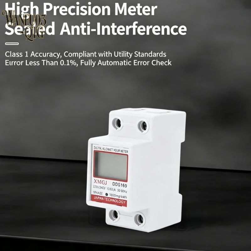 Hot Sale 220V Single Phase Electric Energy Meter KWh Meter Submeter Electrical Sub Meter For Electric