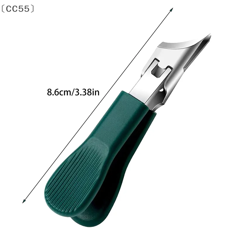 [-CC55] مقص أظافر فم مائل حاد، قواطع تشذيب مضادة للحبال، أدوات العناية بتقويم العمود الفقري، أداة العناية بالقدم من الفولاذ المقاوم للصدأ