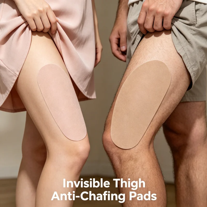 Disposable Anti‑Chafing Thigh Patch, Invisible Breathable Sweatproof Leg Guard Sticker, Anti‑Friction Skin Care Protector