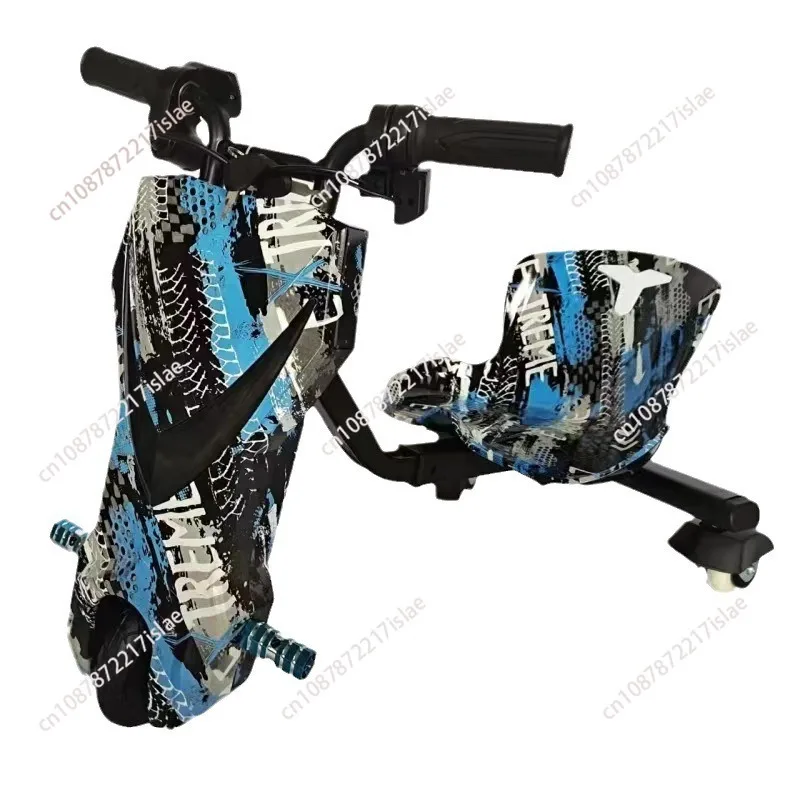 

Electric three-wheel drift kart 5-12 years old Internet celebrity retractable drift car