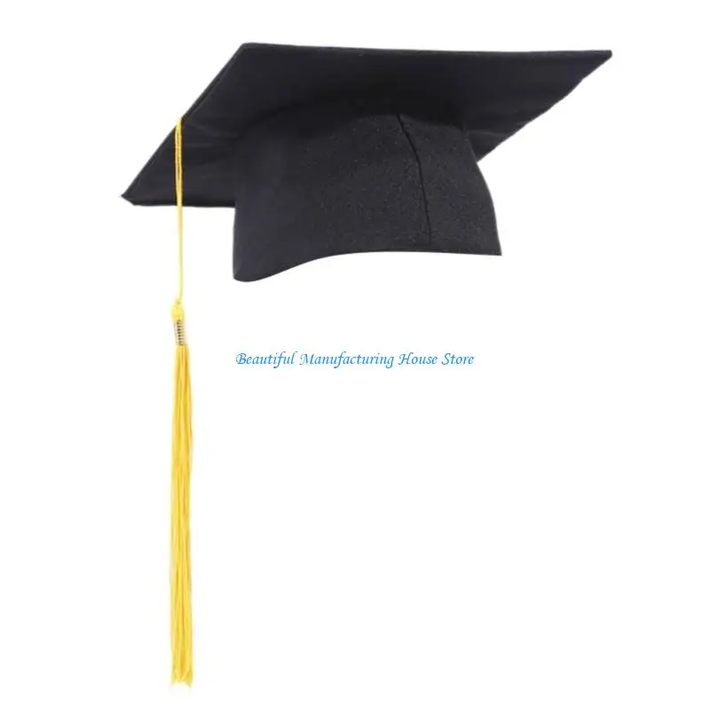 

E56A Graduation Ceremony Hat Traditional Mortarboard Commencement Hat For College
