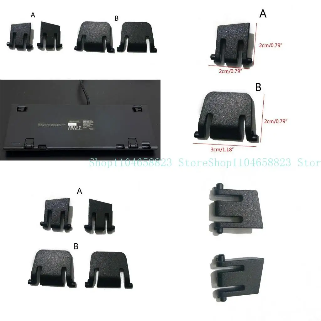 

652F Replacement Foot Stand for Corsair RGB Mechanical Gaming Keyboard (Pack of 2)