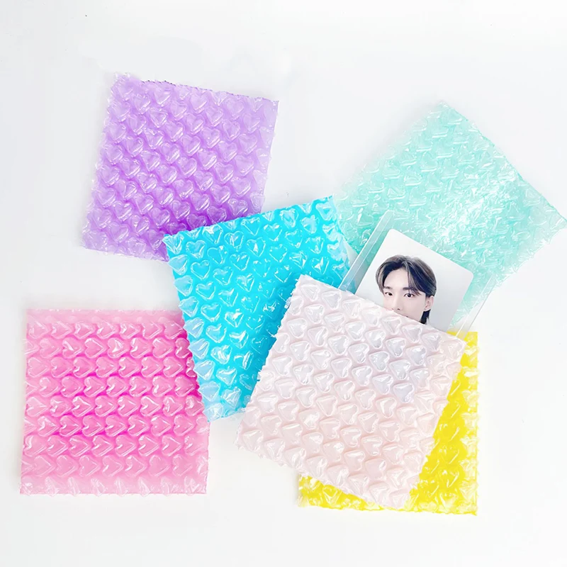 50Pcs/Pack Mini Bubble Bag Shockproof Packaging Bags Jewelry/Earring Shipping Envelope 10x10cm Small Padded Envelopes Gift Pouch