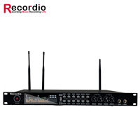 GAW-Q450 2 Channel Wireless Microphone System UHF Wireless Mic Balanced Conference Microphone for Church Stage Performance