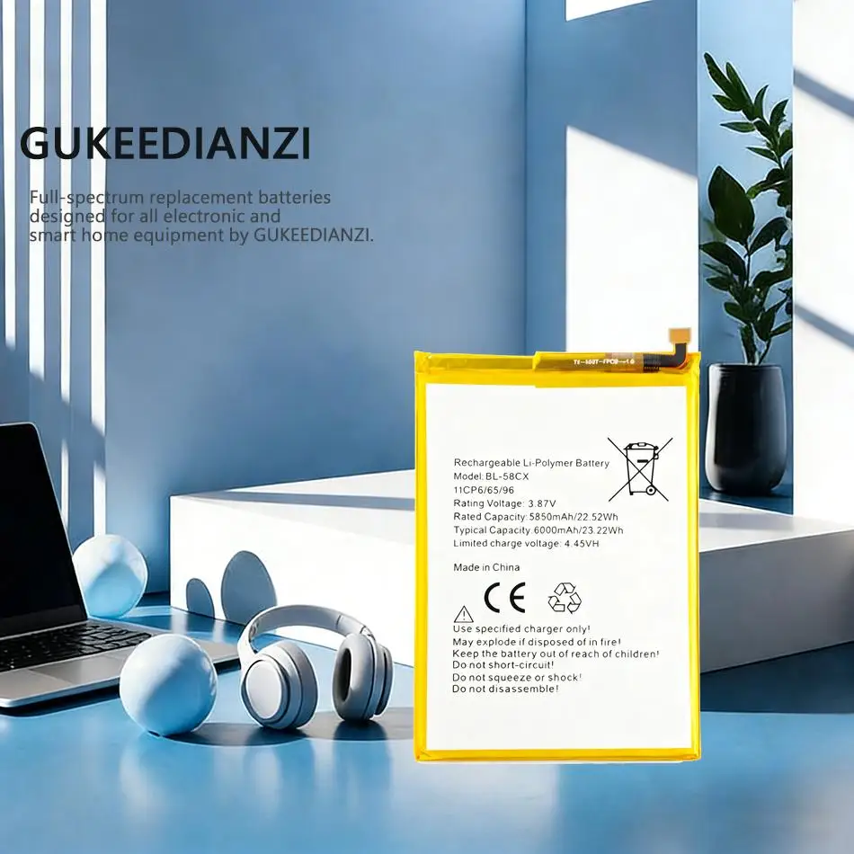 

Аккумулятор BL-58CX для мобильного телефона Infinix X659 Hot 10I X659B, 6000 мАч, высокопроизводительный