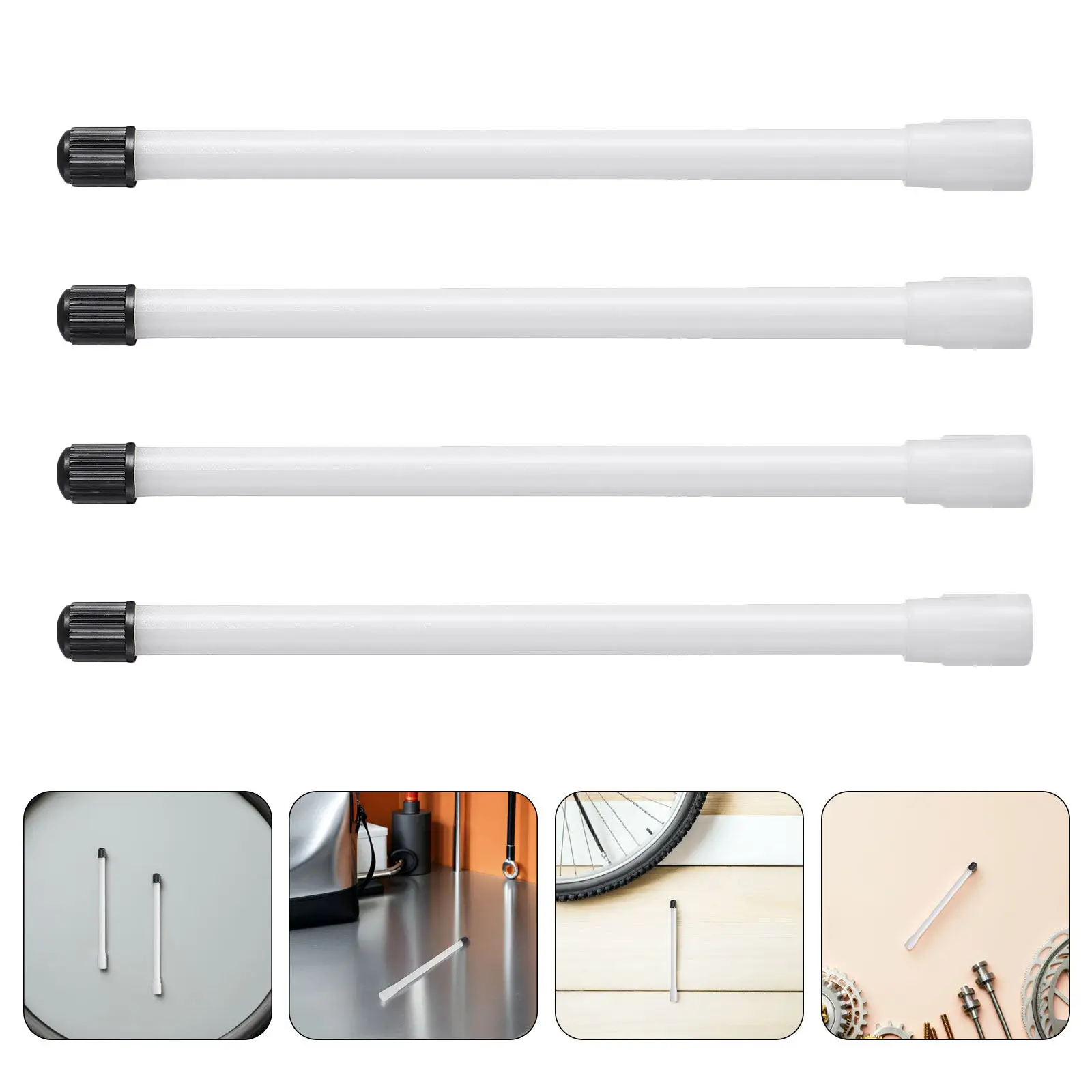 

20Pcs Tire Valve Stem Extension Tube Compact Portable All Weather Tire Inflation Extension for Rv Truck Dual Wheel Cycling