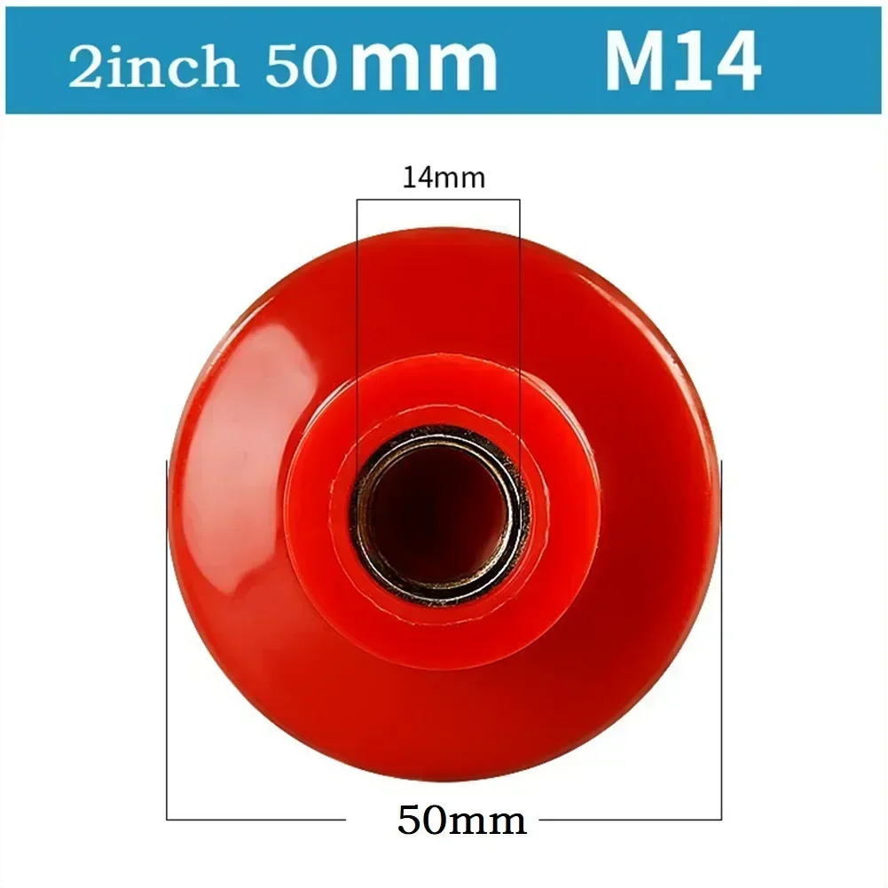 2inch 50mm Drill Buffing Pads M10/M14/M16 Thread Backing Plate Hook And Loop For Car Polisher Sanding Buffing Hook&Loop