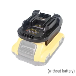 Aggiornamento adattatore batteria DM18M per Milwaukee per Dewalt per batterie Makita Bl1830 Bl1850 conversione batteria da 20V a 18V