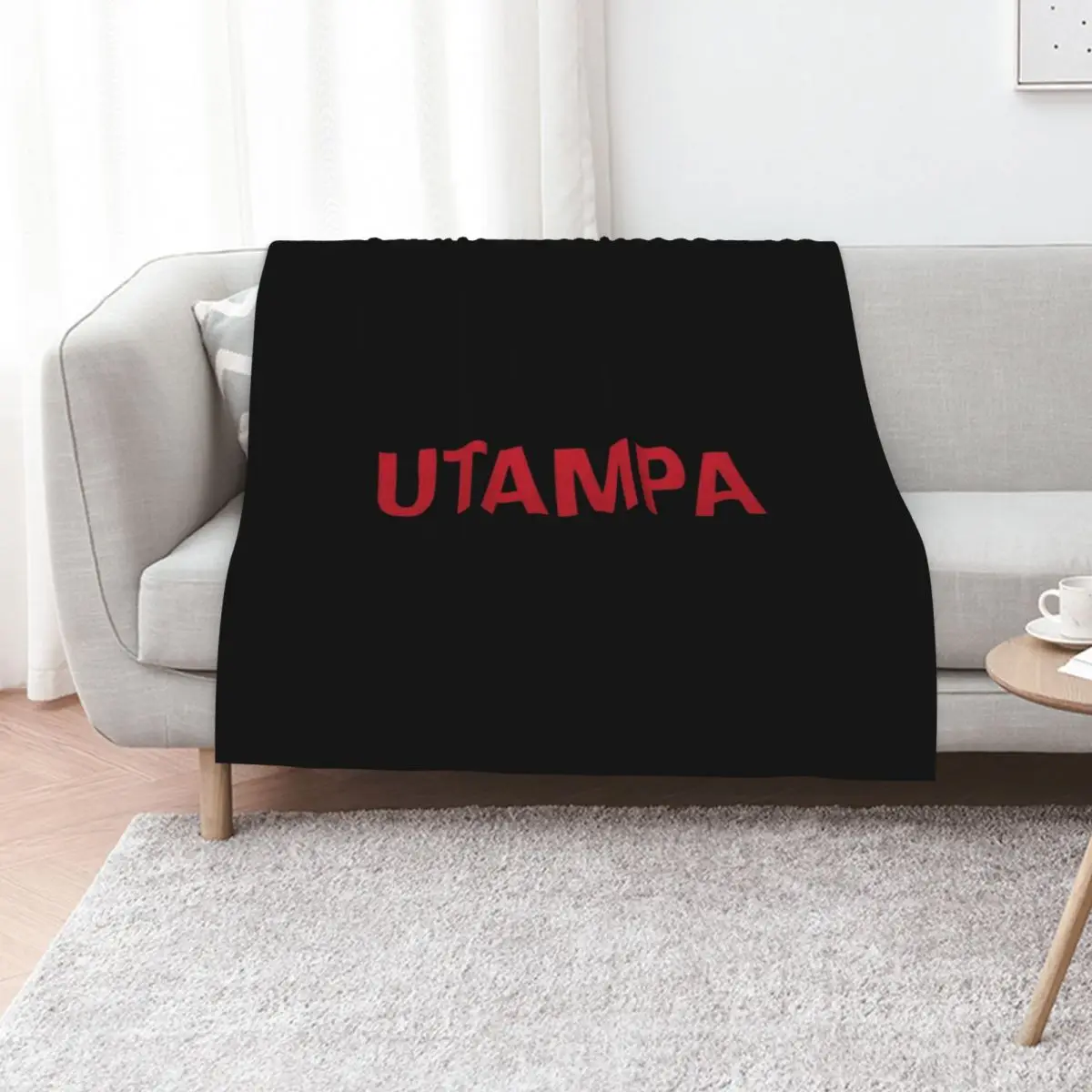 Tampa-University Throw Blanket Soft Beds cosplay anime Travel Retros Quilt Weighted Blankets