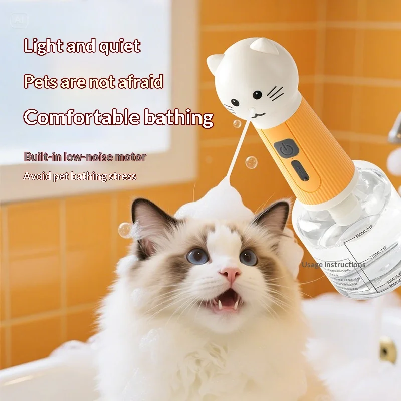 Espumador automático para gatos y perros: dispensador de espuma - imagen 3
