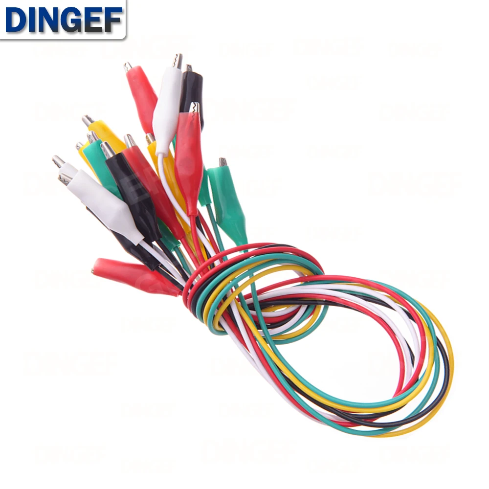 1 قطعة DIY بها بنفسك الكهربائية المتعدد موصلات اختبار التمساح الموز 4 مللي متر التوصيل USB تيار مستمر التوصيل كابل عالمي مع مقاطع التمساح