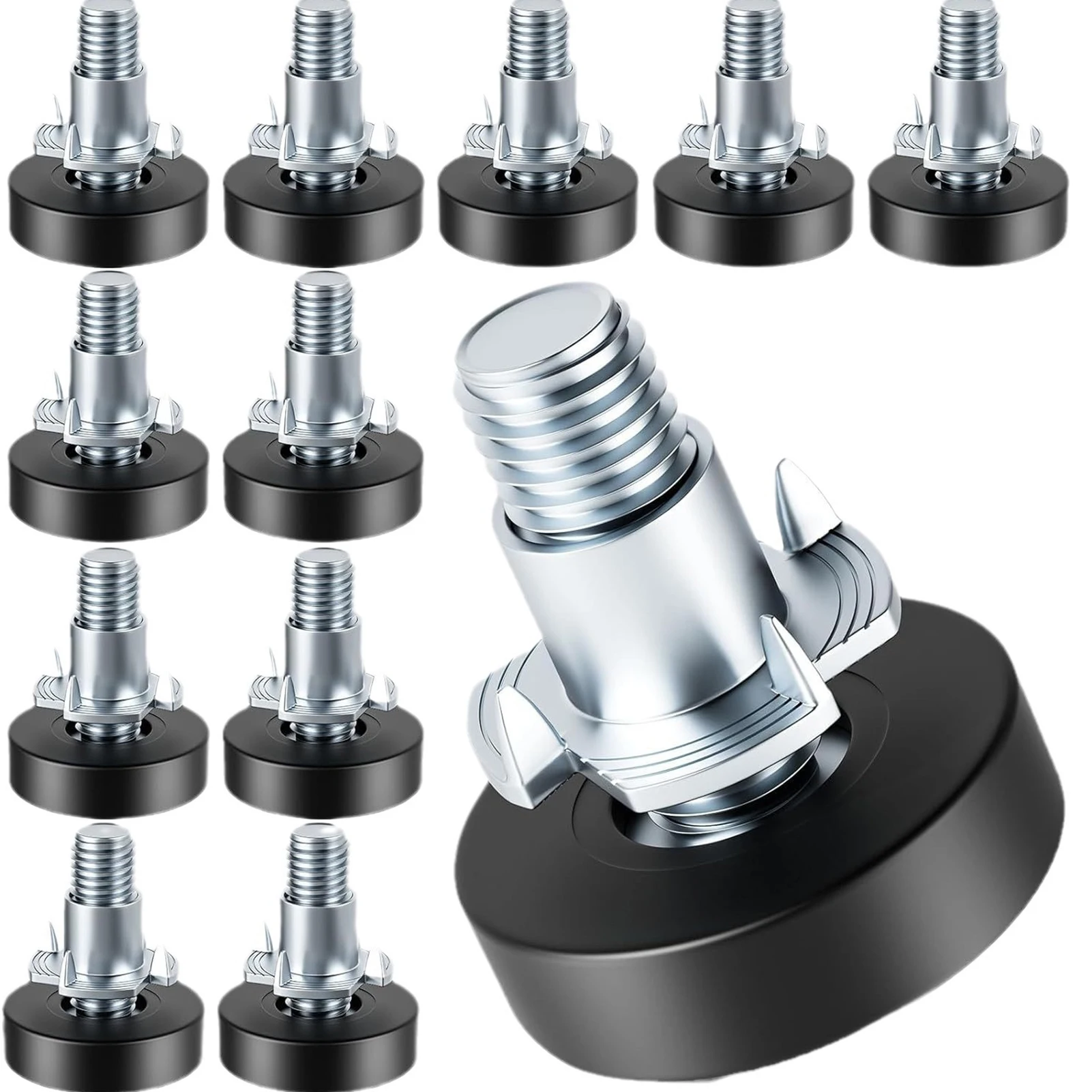 

12Pcs Adjustable Foot Pad Anti Slip Floor Protection Mat Table Chair Furniture Leg Cover Home Hardware Glide Leveling Foot Pad