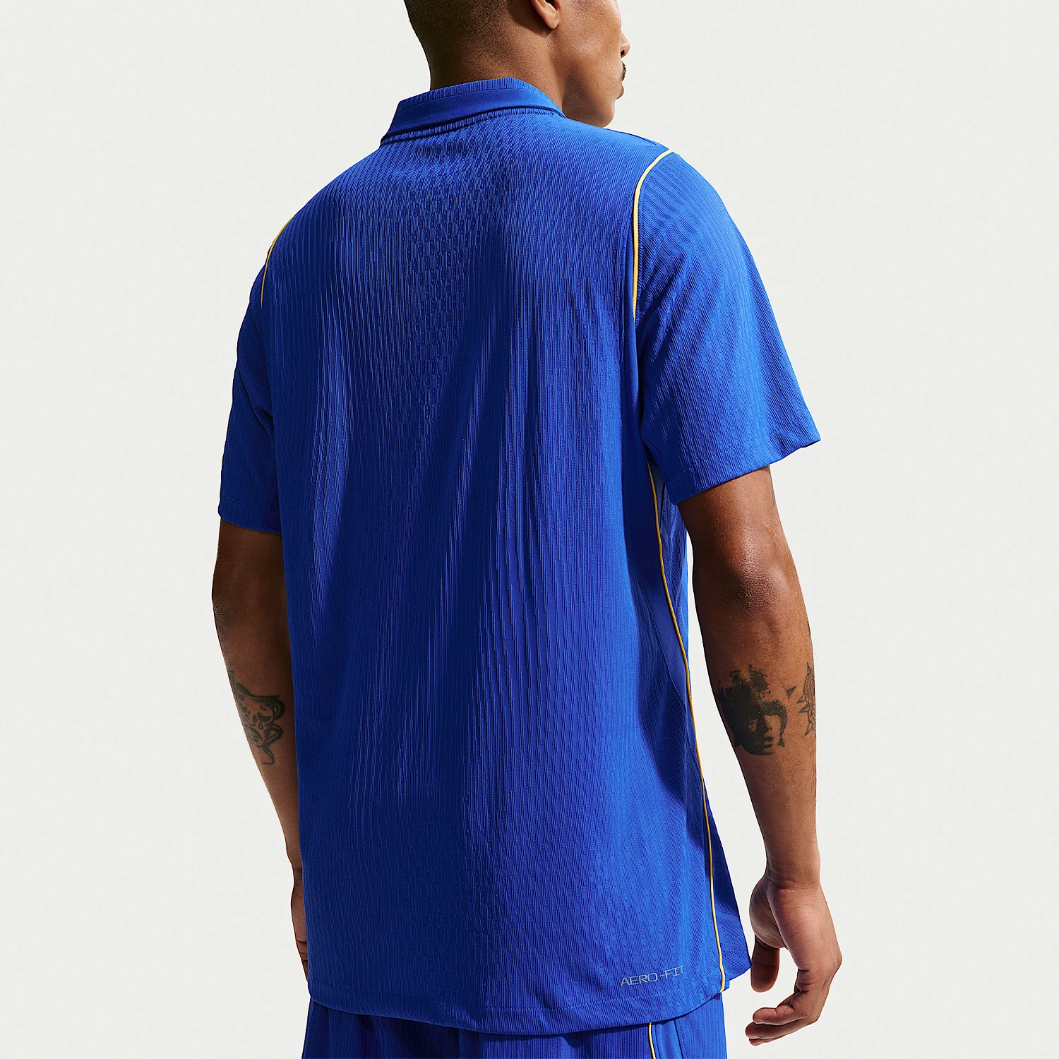 Nike genuine men's breathable embroidered button simple sports polo shirt II2749-453