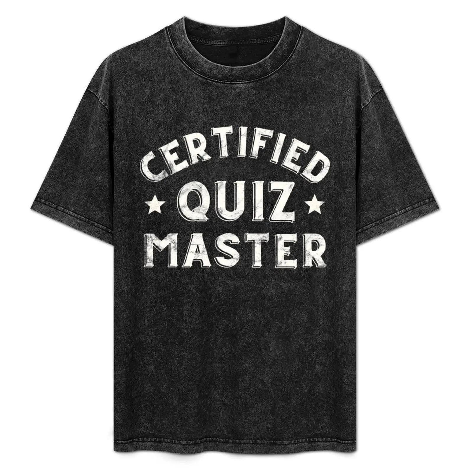 

Certified Quiz Master Pub Quiz Quiz Night T-Shirt Breathable Sportswear T-Shirt for Men