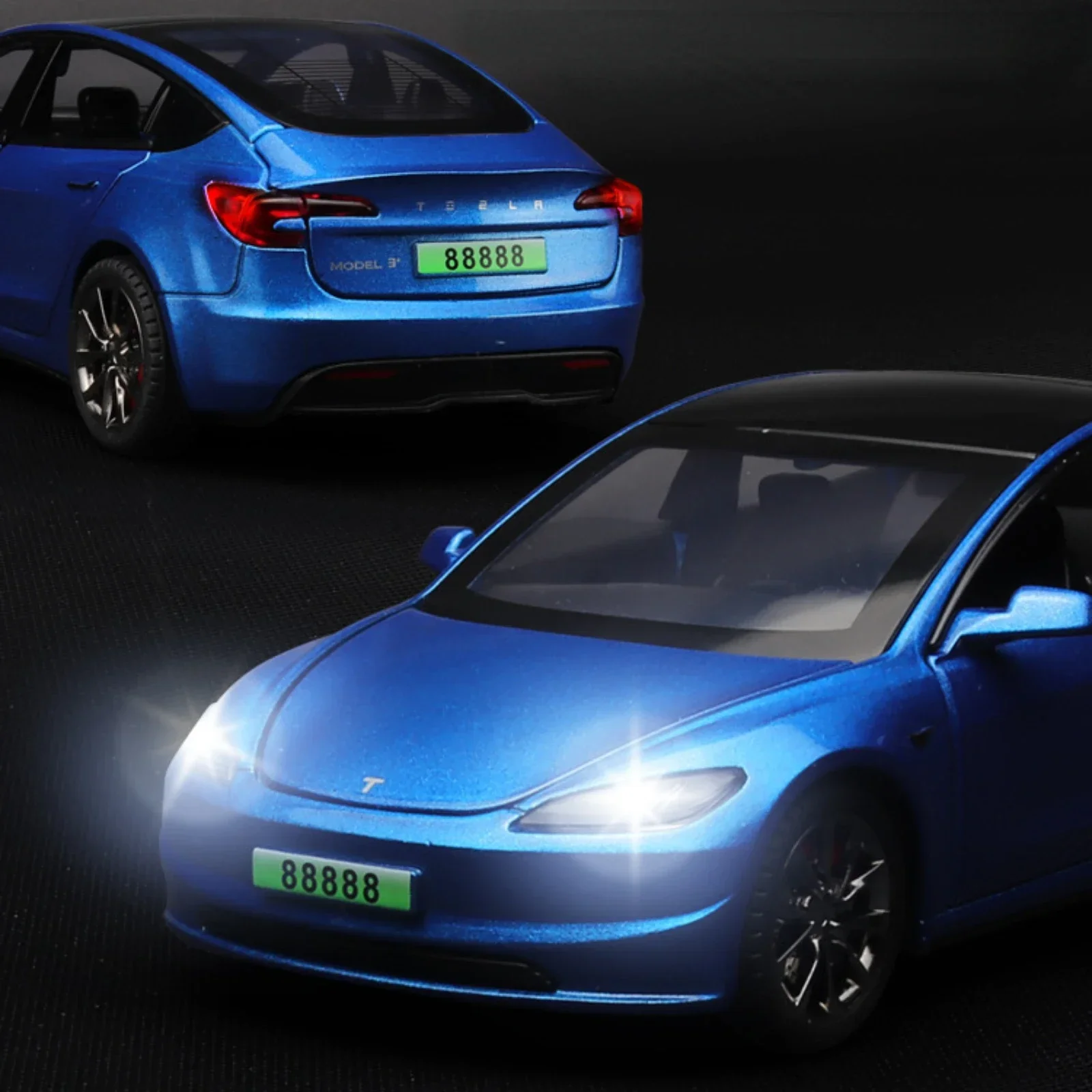 1:32 تسلا نموذج 3 محاكاة سبيكة نموذج سيارة لعبة Diecasts صب المعادن سيارة سيارة جمع الهوايات نماذج رائجة البيع #4