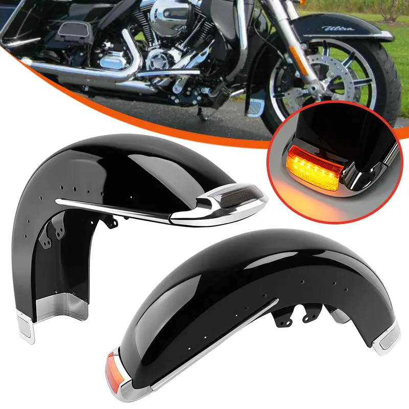 Motorrad Kotflügel Vorne Für Harley Touring Road King Electra Glide Street Road King 2014-up Kotflügel Abdeckung Schutz montage