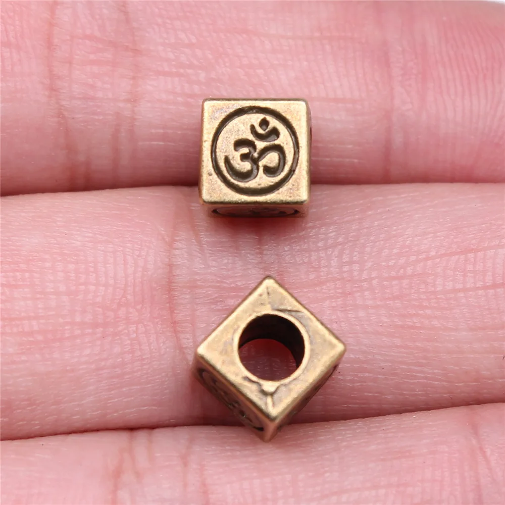 20pcs OM Charms Beads for DIY Jewelry Making