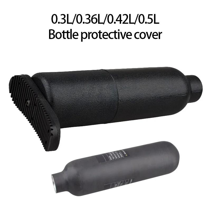 

Защитный резиновый чехол-накладка для баллонов HPA для дайвинга 0.3L, 0.36L, 0.42L, 0.5L, противоскользящий, ударопрочный, для сжатого оборудования