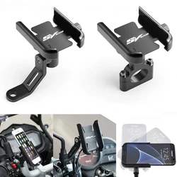 For Suzuki SV650 SV650S SV650x SV 650 1999-2024 Accessories Motorcycle Handlebar Mobile Phone Holder GPS Stand Bracket