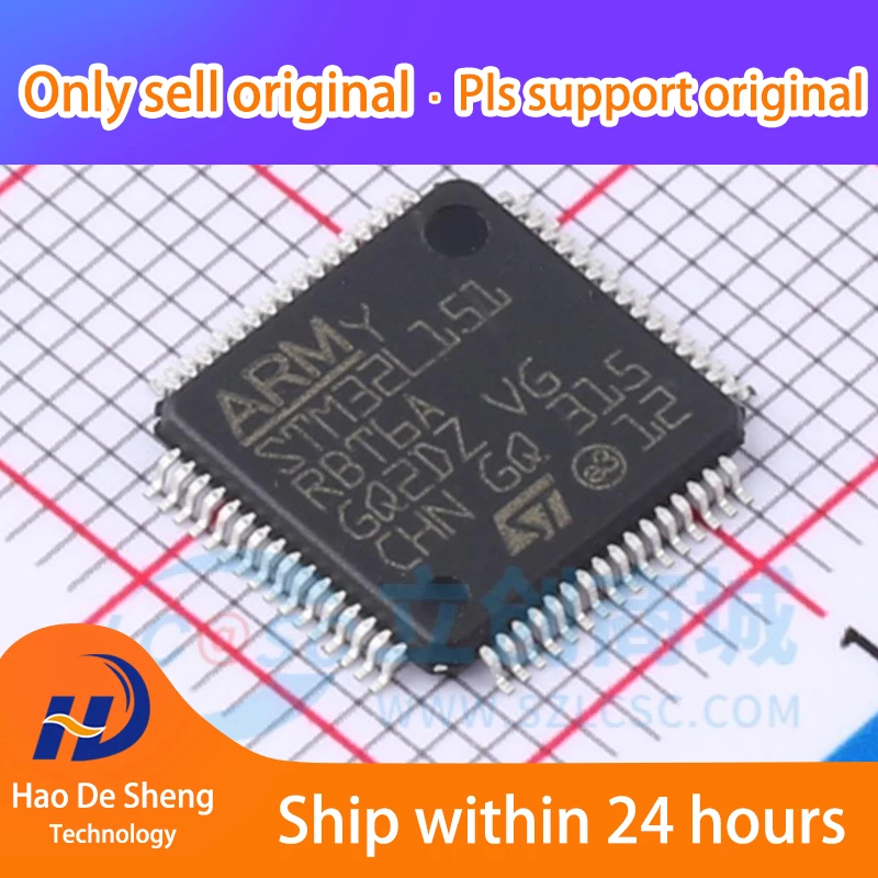 

10 шт./партия STM32L151RBT6A STM32L151 LQFP64 новый оригинальный женский