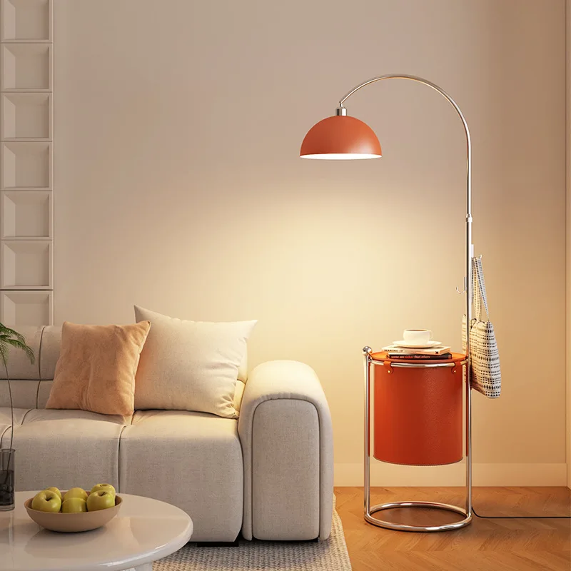 

Nordic light luxury floor-to-ceiling living room ornament simple art bedroom storage bucket shelf designer high-end