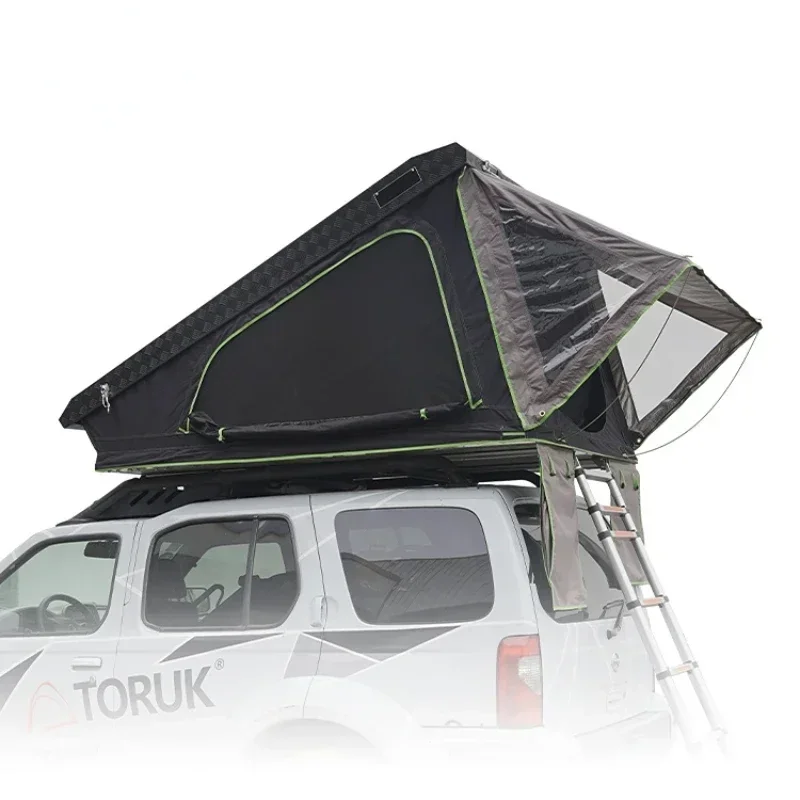 

Custom Aluminum Hard Shell Car Roof Top Tent Outdoor Folding Camping Truck Rooftop Tent for SUV