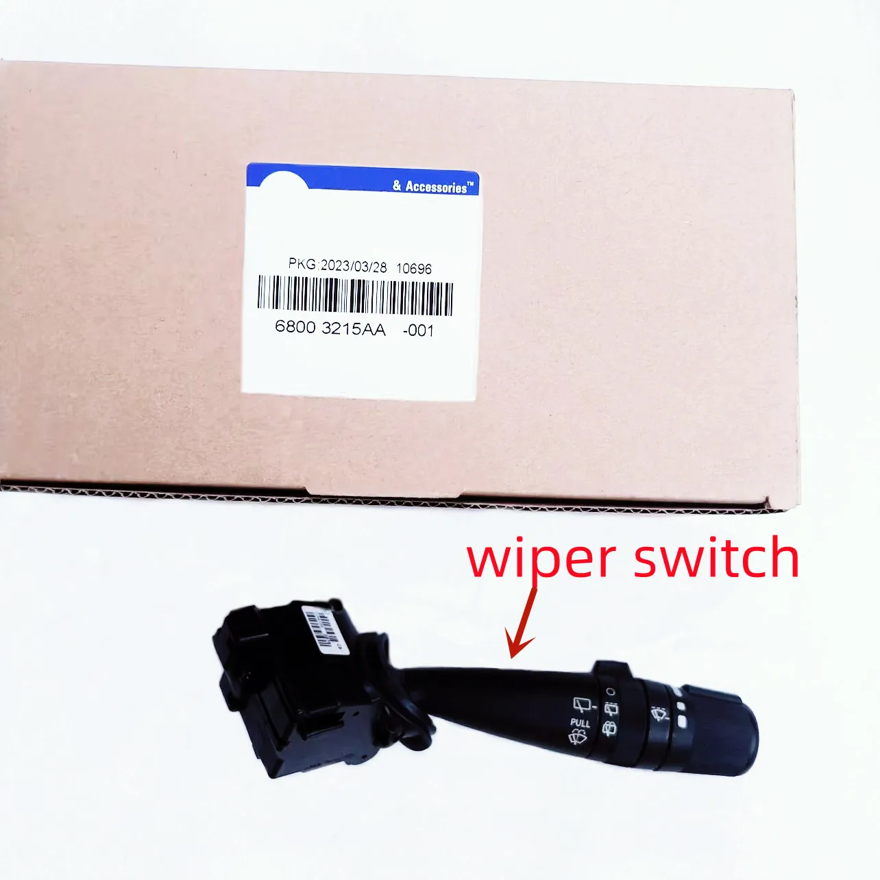 WAP02 Original Wiper Switch,68003215AA, 68003215AD, suitable For: Wrangler JK,J3,Compass,MK, Nitro, Caliber, Freeman, 2007-2019