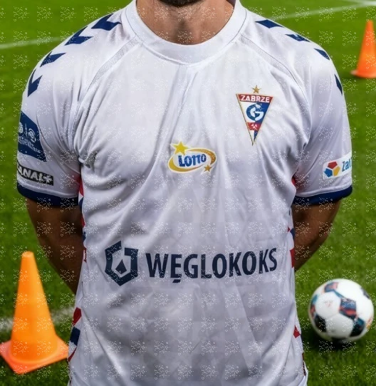 Gornik Zabrze Home Kit Concept Football Jersey Series Jersey Sports Style3D Digital للرجال والنساء والكبار والأطفال والآباء