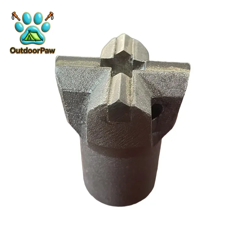 46 50 55 60 70 80 90 100 cross air drill cross ball tooth plum drill blast furnace opening column tooth drill bit