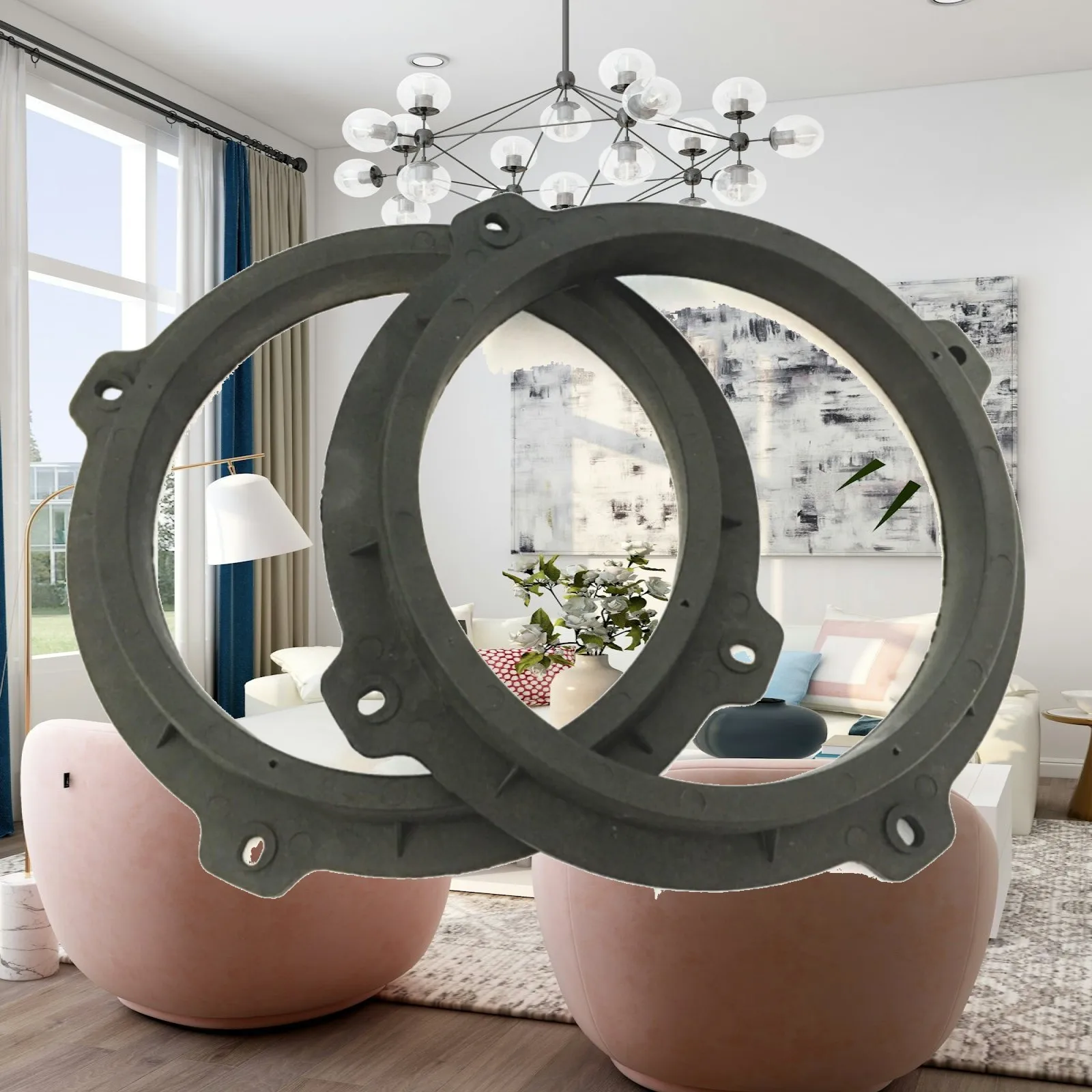 Acoustic Signal Gasket Rings Waterproof Acoustic Signal Mounting Rings Sealing Gasket Secure Machine Parts High Quality