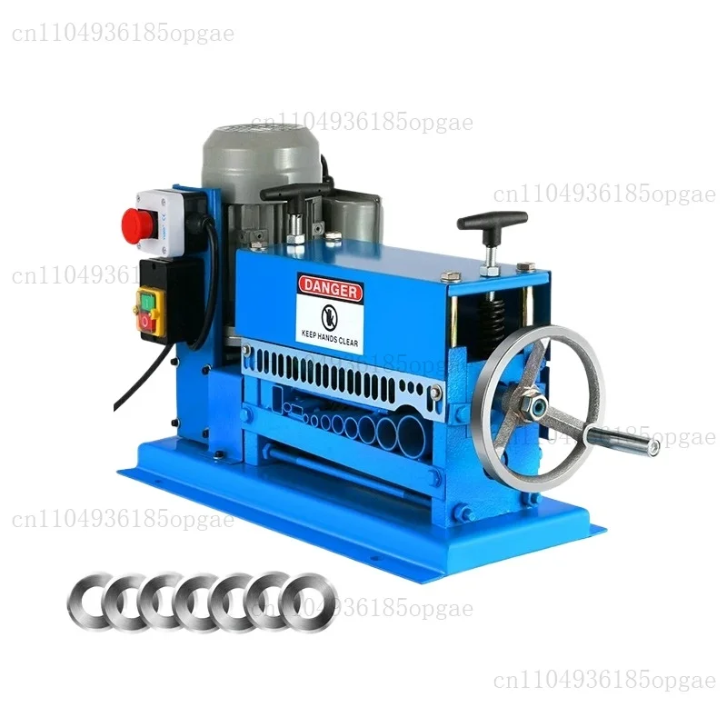 370W Electric Wire Stripping Machine Automatic Copper Cable Stripper 11 Channels 10 Blades 1.5-38mm Portable Recycle Tool