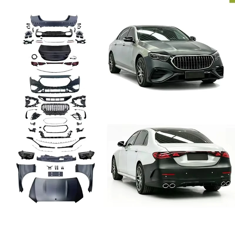 STLF 17-22Year+ E Class W213 Upgrade 2024Year W214 E63 Body Kit Car Bumpers E200 E300 W213 Old to New Auto Body Systems