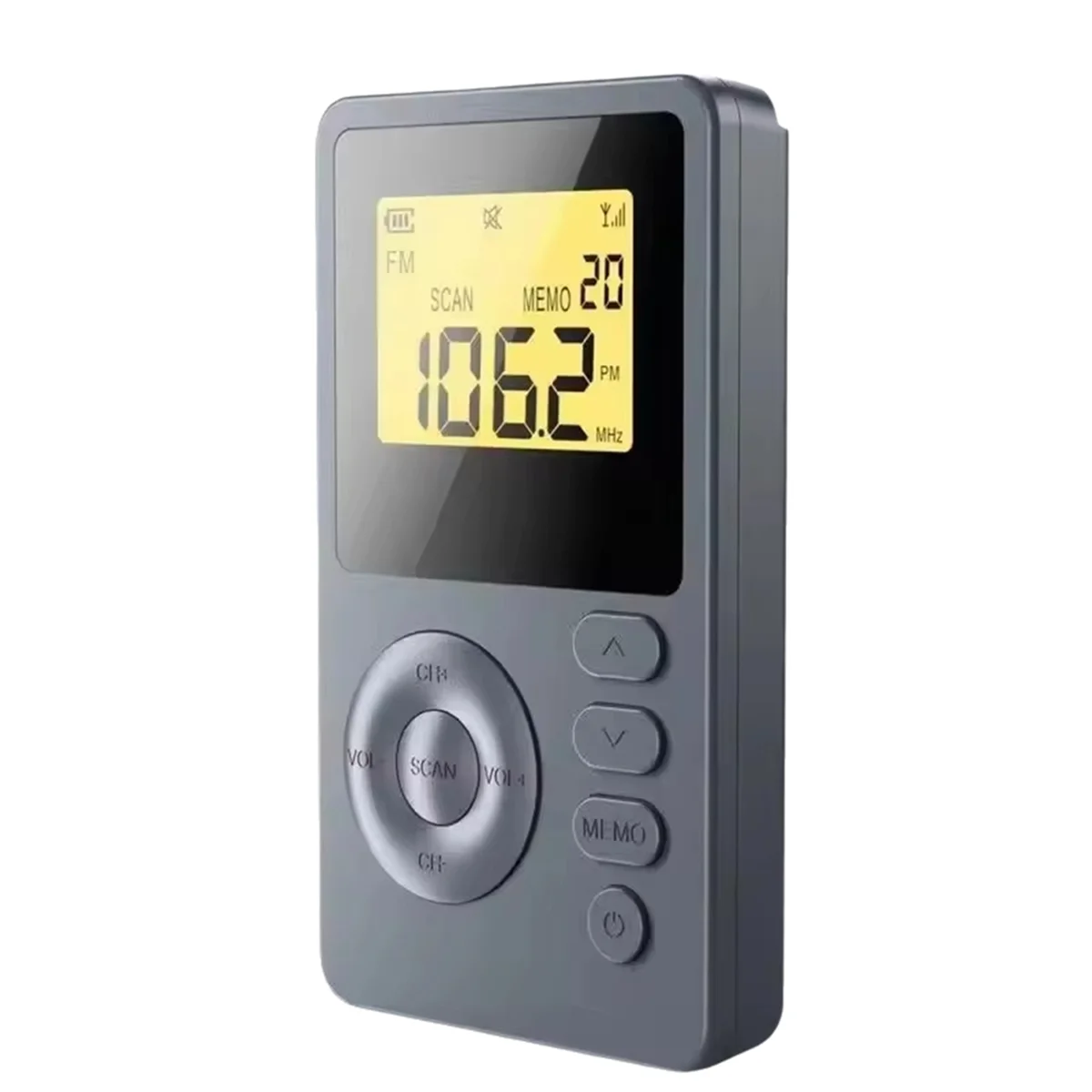موثوقة-FM/AM معدات بث راديو صغير مشغل رقمي جيب صغير سماعات رأس ستيريو نمط متعدد الموجات راديو Fm-ABDQ