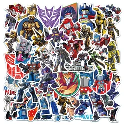 50PCS Autobot Transformers Stickers Motorcycle Car Skateboard Laptop Luggage Bike Waterproof Sticker Decals for Kids Toys