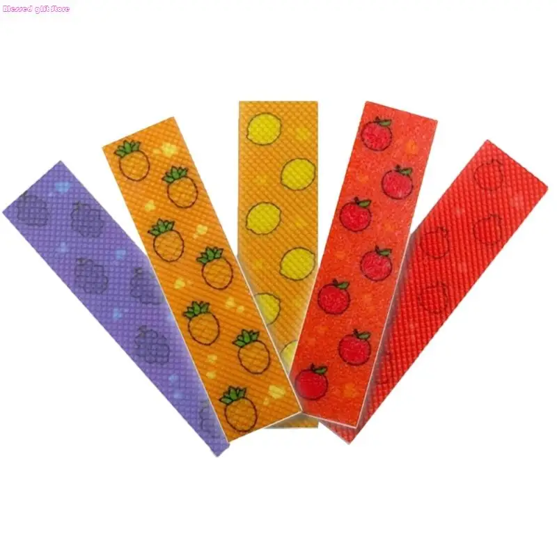 D0JC ชุดสติกเกอร์บรรเทากลิ่นตกแต่ง 5 ชิ้นพร้อมพื้นผิวสำหรับตกแต่งโน้ตบุ๊กโทรศัพท์สติกเกอร์กาวที่แข็งแกร่ง