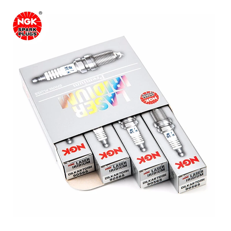 NGK Iridium Platinum Spark plug DILKAR7D11H 90565 for Renault Correau/Nissan Exotic๏ผ4PCS)