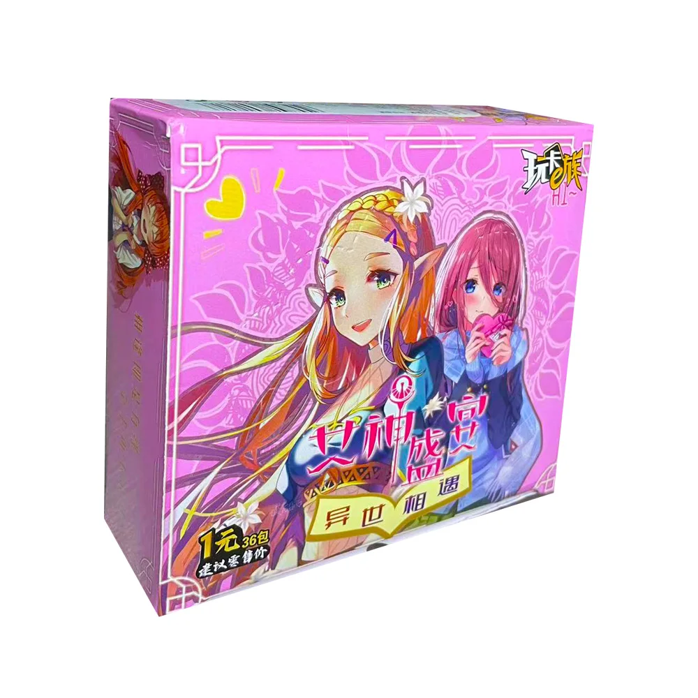 Goddesses story Cards Anime Girl Feast Booster Box Game Card Kids Table Toys Family Gift