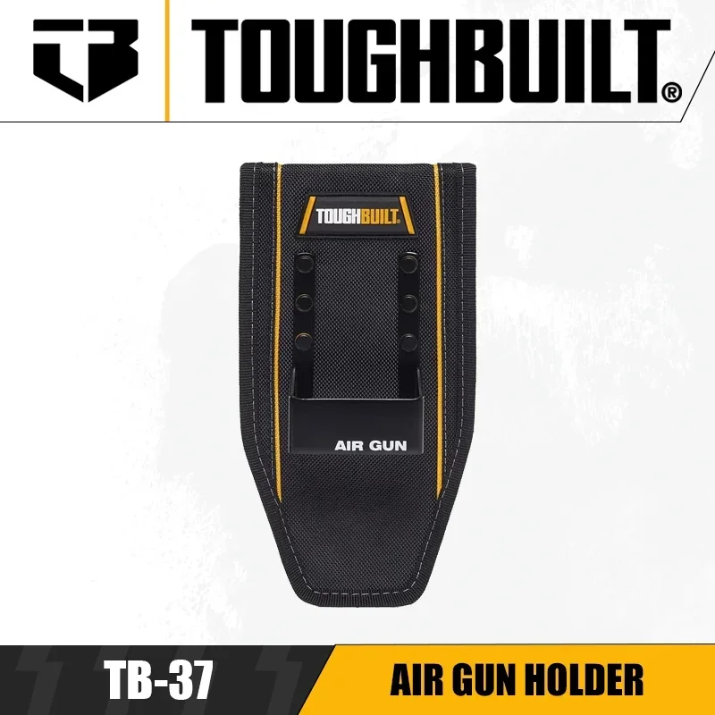 

TOUGHBUILT TB-37 Держатель пневматического пистолета Устойчивый к истиранию инструмент из ткани Оксфорд Кольцо молотка Утолщенное, износостойкое и устойчивое к разрыву