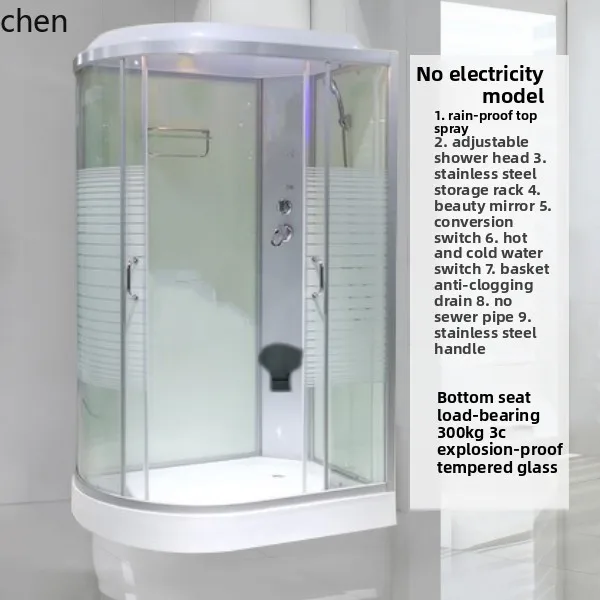 A1 Integral Shower Room Bathroom Integrated Steam Sauna Shower Room Integrated