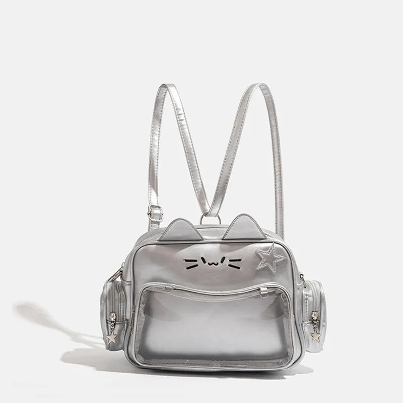 حقيبة Y2K ميلينيوم سبايس جيرل ذات سعة كبيرة لآلام القطط، خمسة ألوان متعددة الاستخدامات 2025 شريط جديد متعدد الاستخدامات بكتف واحد #3