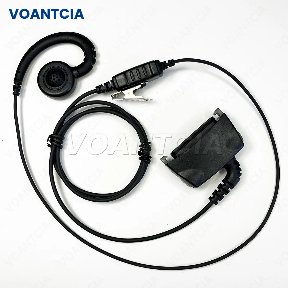 10PCS C Shape Ear Hook Earpiece Earphone Headset Speaker PTT Mic For Airbus EADS THR880 THR880i Radio