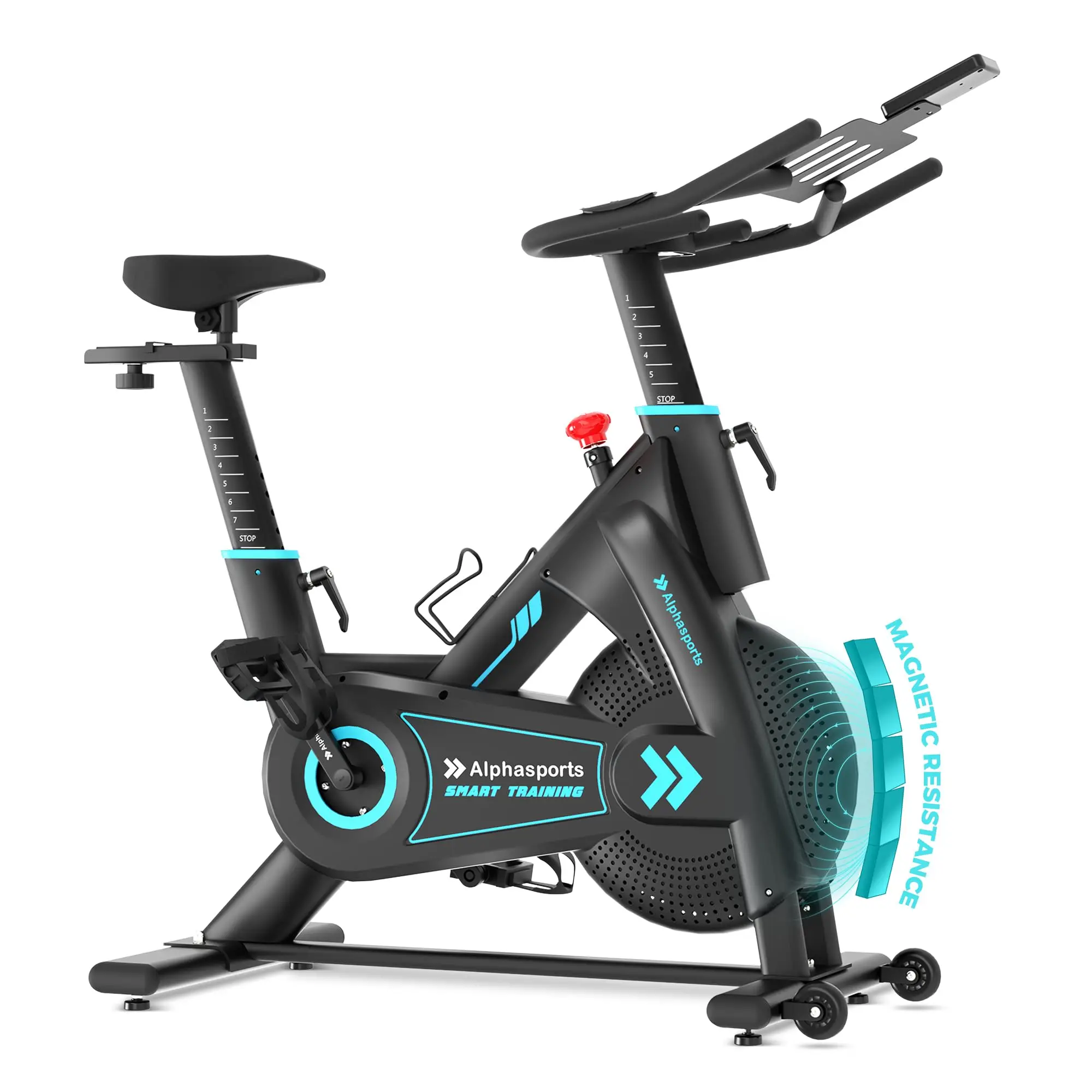 Exercise Bike, Adjustable Magnetic Stationary Bike for Home