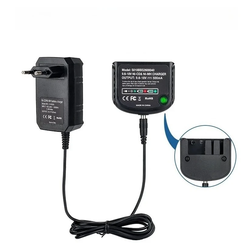 

Suitable for Black&Decker charger can charge 9.6V-18V nickel battery S018BBS2600040