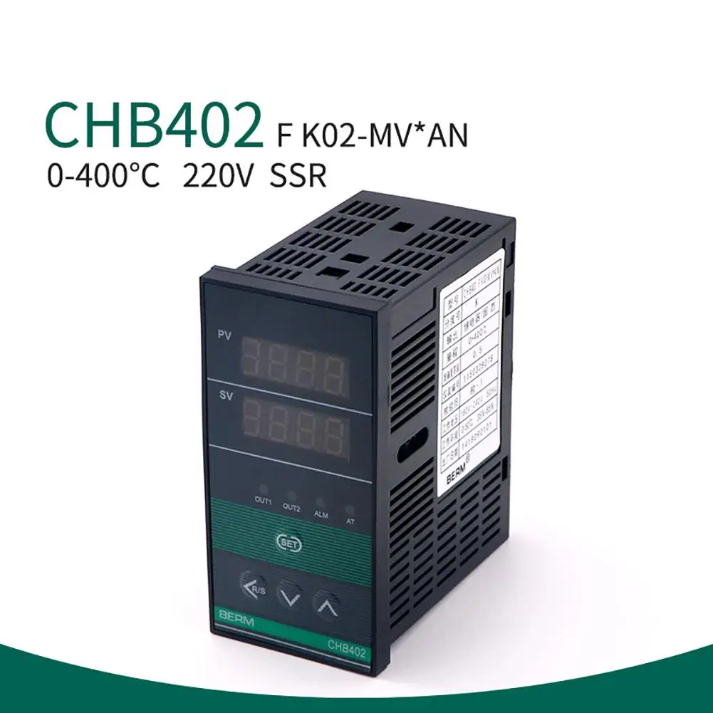 

Digital PID Thermostat FK02-MV*AN Relay 180-240VAC 0-400 Degree CHB402 SSR Temperature Controller