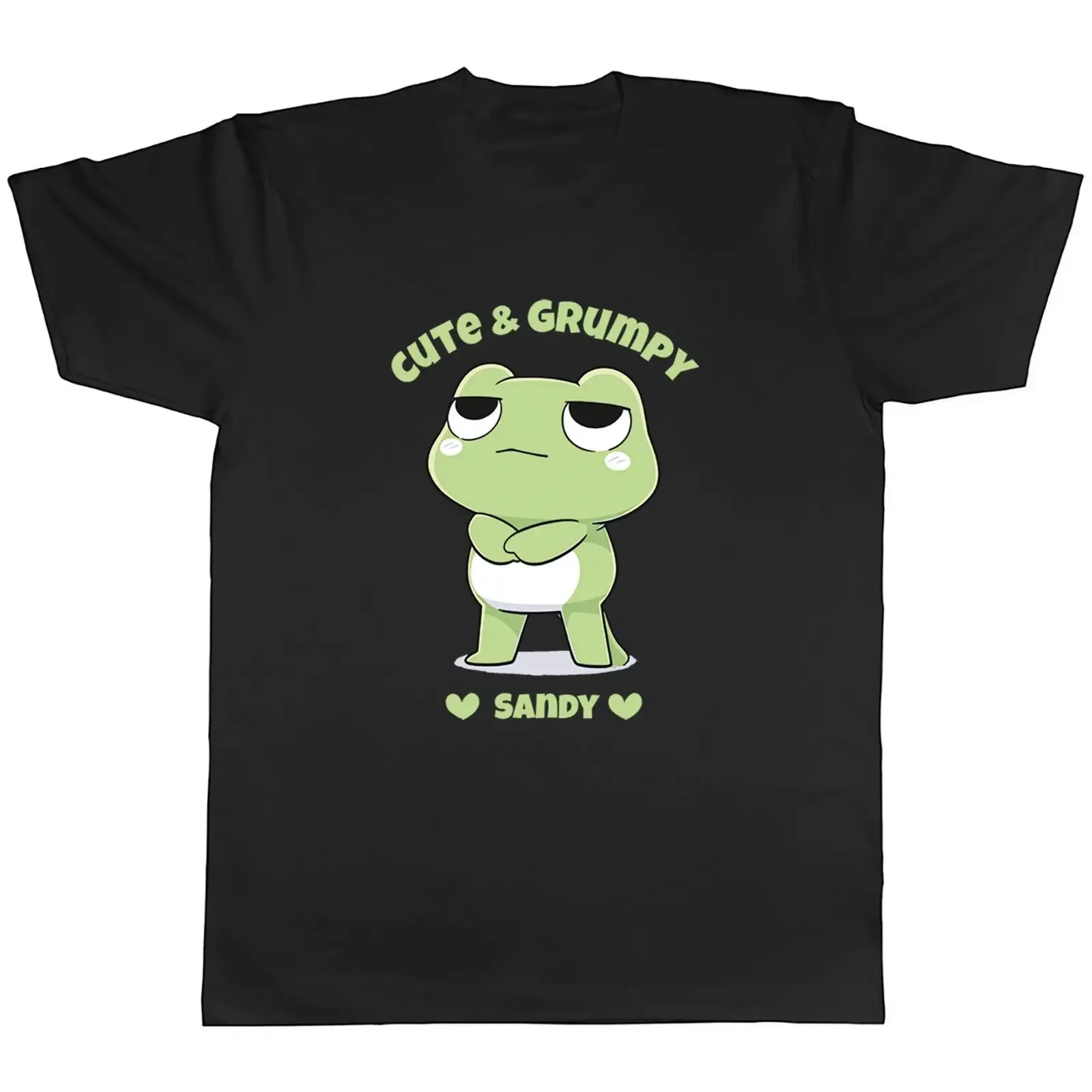 Personalisiertes süßes amp mürrisches Herren T Shirt Frosch Haustier lustig Geschenk vintage Washed Top For Everyday Wear