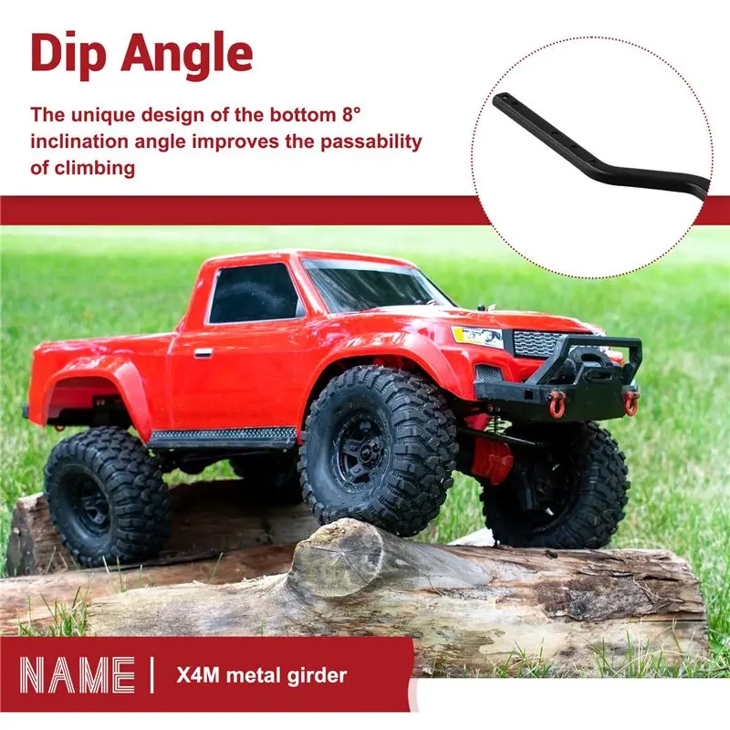 AS96-Meetal Frame Girder Rail For TRX4M 1/18 RC Crawler Car Upgrade Parts Accessories