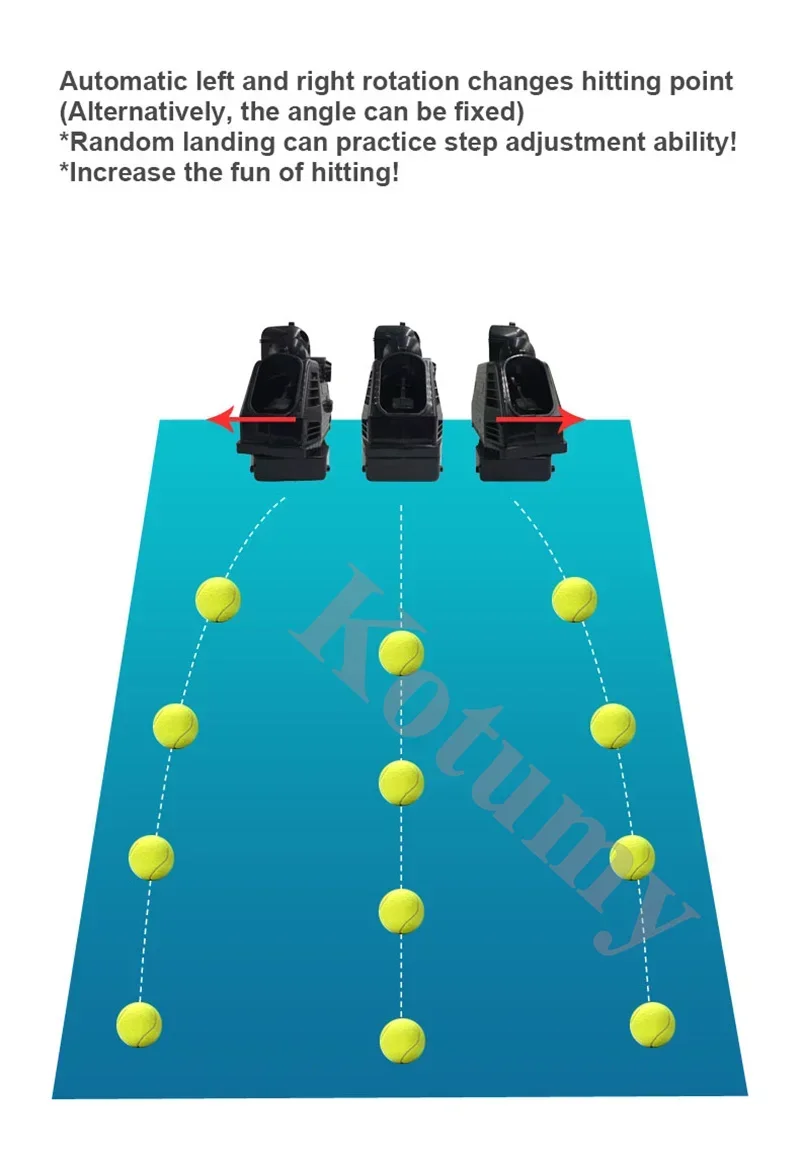 CHKJ-2025NEW220V 110 فولت العالمي المحمولة آلة رمي كرة التنس مدرب آلة تغذية الكرة الخدمة الذاتية واحدة سوينغ Racke #2