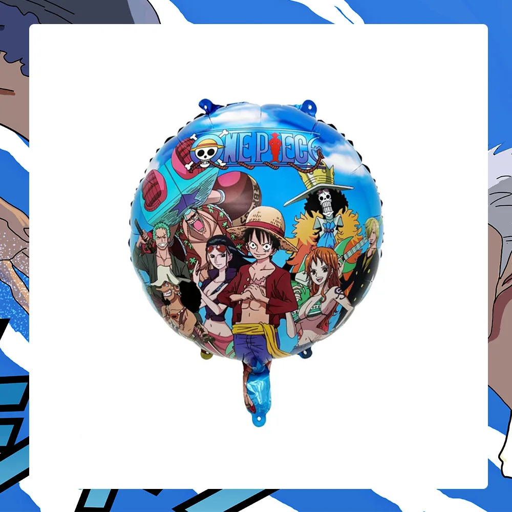 One Piece Geburtstagsparty-Dekorationsset Anime-Figur Luffy Zoro Teller Tischdecke Kuchendekoration Partyzubehör Geburtstagsgeschenke – Detail 28