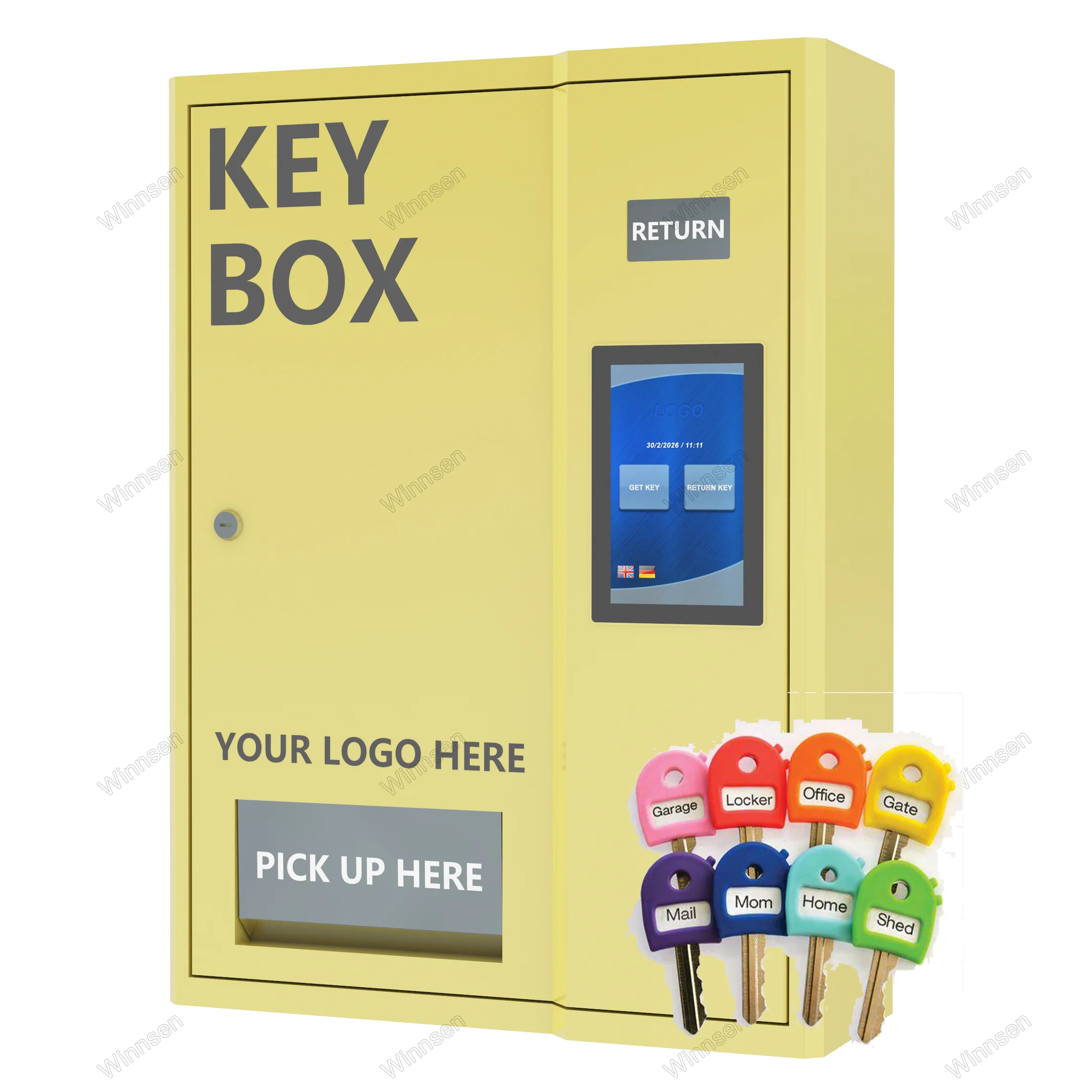 مكتب ذكي فندق سيارة واي فاي إدارة التحكم عن بعد RFID مفتاح الصلب خزانة صندوق مفتاح نظام البرمجيات